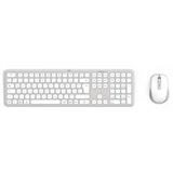 hama WK-550 Tastatur-Maus-Set kabellos wei&szlig;