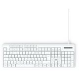 hama CK-200 Tastatur kabelgebunden wei&szlig;