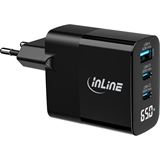 InLine USB PD Netzteil, GaN Ladegerät, 3-Port, USB-C + USB-A, InLine USB PD Netzteil, GaN Ladegerät, 3-Port, USB-C + USB-A,