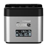 H&auml;hnel Doppelladeger&auml;t Pro Cube 2 - Canon mit LCD-Display