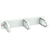 Equip Kabeldurchf&uuml;hrung 10" 1HE 3x Plastikringe wei&szlig;