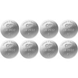 GP Knopfzellen CR2032 Lithium 3,0 V, 8er Pack