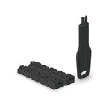 LINDY RJ45 Port Schloss 10 St&uuml;ck/mit Schl&uuml;ssel/schwarz