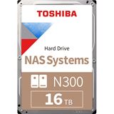 16TB Toshiba N300 HDWG51GUZSVA 512MB 3.5" (8.9cm) SATA 6Gb/s