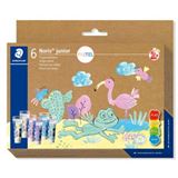 STAEDTLER Fingermalfarbe NJ Pastell 6St Etui
