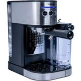 Tornado Siebträgermaschine TCM-14125 Edelstahl und Schwarz