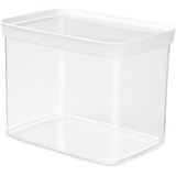 emsa Vorratsdose OPTIMA 17,5 cm hoch transparent/weiß 4,4 l, 1 emsa Vorratsdose OPTIMA 17,5 cm hoch transparent/weiß 4,4 l, 1