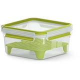emsa Lunchbox CLIP & GO XL transparent, gr&uuml;n 1,3 l, 1 St.