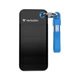 2TB Verbatim Pocket schwarz/blau Extern USB 3.2 (32195)