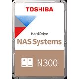 22TB Toshiba N300 NAS HARD DRIVE 3.5 SATA 7200 RPM 512MB CMR BULK