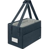 LEITZ Laptoptasche Desk Sharing kompakt Stoff samtgrau 65760089 bis