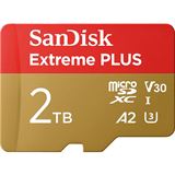 2TB SANDISK EXTREME PLUS MICROSDXC UHS-I CARD WITH ADAPTER 2TB SANDISK EXTREME PLUS MICROSDXC UHS-I CARD WITH ADAPTER