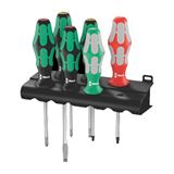 Wera 334/368/6 Schraubendrehersatz + Rack