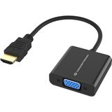 0.25m Conceptronic Adapter HDMI -> VGA 1080P 60Hz 0.25m sw 0.25m Conceptronic Adapter HDMI -> VGA 1080P 60Hz 0.25m sw