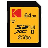 64GB Kodak SD UHS-II U3 V90 Ultra Pro