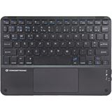 Conceptronic Wireless Tastatur, Layout portug. 10" schwarz