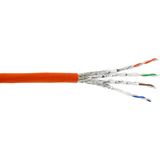 (&euro;1,53*/1m) 100.00m InLine Cat. 7a Verlegekabel S/FTP ohne