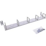 InLine 19" Kabelführungspanel, 5 Kunststoffbügel