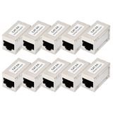 DIGITUS CAT6A modular coupler full shielded RJ45 to RJ45 10 pcs.