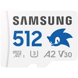 512GB SAMSUNG Sonic microSD Speicherkarte UHS-I U3 Full HD 4K UHD