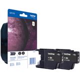 Brother Tinte LC1220BKBP2 / LC-1220BKBP2 Doppelpack Schwarz