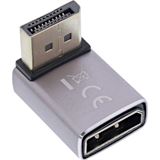 InLine DisplayPort 1.4 Adapter, DisplayPort Stecker / Buchse, 90&deg;