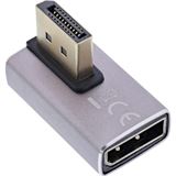 InLine DisplayPort 1.4 Adapter, DisplayPort St/ Bu, 90&deg; vertikal