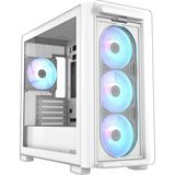 Asus A23 PLUS TG ARGB Mini Tower ohne Netzteil weiss
