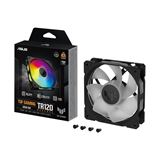 Asus TUF Gaming TR120 Reverse ARGB 120x120x28mm 0-2000 U/min 29 dB(A) Asus TUF Gaming TR120 Reverse ARGB 120x120x28mm 0-2000 U/min 29 dB(A)