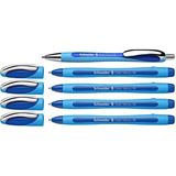 Schneider Etui 4x Kugelschreiber Memo + 1x Rave blau