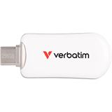 256GB Verbatim Plectra White USB-C Flash Drive