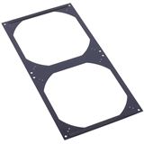 Alphacool Radiator 400mm L&uuml;fterblende 2x180/200mm - Black
