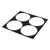 Alphacool SuperNova 1260 L&uuml;fterblende 4x200mm - Black
