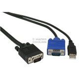 (€3,97*/1m) 3.00m InLine KVM Anschlusskabel VGA 15pol Stecker + (€3,97*/1m) 3.00m InLine KVM Anschlusskabel VGA 15pol Stecker +