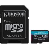 512GB Kingston Canvas Go Plus MicroSD +ADP