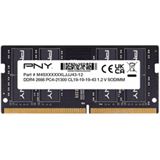 32GB (1x 32GB) PNY DDR4-RAM SO-DIMM PC3200 (MN32GSD3200_BLK) Tray