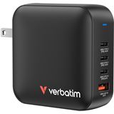 Verbatim Mini GaN Charger 165W 3xUSB-C 1xUSB-A US/EU/UK A. Verbatim Mini GaN Charger 165W 3xUSB-C 1xUSB-A US/EU/UK A.