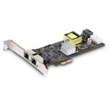 StarTech 2-Port 2.5Gbps PoE Network Card, Intel I225-V, 802.3af/at -