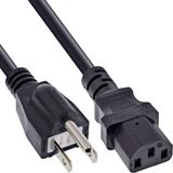 (€3,83*/1m) 1.80m InLine Netzkabel Stromkabel Japan Netzstecker (€3,83*/1m) 1.80m InLine Netzkabel Stromkabel Japan Netzstecker