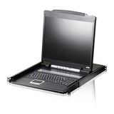 ATEN CL1000N DE Single Rail 19"-LCD-Konsole, 19" 1HE,
