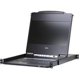 ATEN CL6700MW DE Single Rail 17,3"-LCD Konsole (USB, HDMI / DVI
