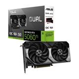 16GB Asus GeForce RTX 5060 Ti OC Dual Aktiv PCIe 5.0 x16 (Retail)