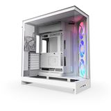 NZXT H9 Flow RGB (2025) Midi Tower ohne Netzteil weiss