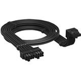0.65m Corsair Right Angled Embossed PCIe 5.1 12V-2x6 Cable, 600W, 0.65m Corsair Right Angled Embossed PCIe 5.1 12V-2x6 Cable, 600W,