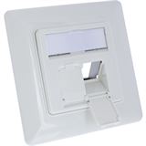 InLine Rahmenset f&uuml;r 2x RJ45 Bu/LSA Einsatz, Keystone SNAP-In,