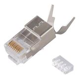 Equip Stecker RJ45 Cat8 geschirmt 50er Set grau