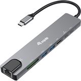 Equip Adapter USB-C -> HDMI,GbE,3xUSB3.2 Gen1,SD/TF,PD 100W Equip Adapter USB-C -> HDMI,GbE,3xUSB3.2 Gen1,SD/TF,PD 100W