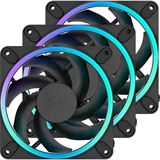 120x120x25mm Fractal Design L&uuml;fter Momentum 12 RGB Black 3-Pack