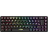 Sharkoon Gaming Tastatur PureWriter W65 schwarz-braun DE