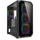 Sharkoon Geh&auml;use AK5G RGB ATX 1xGlas schwarz